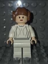 LEGO PRINCESA LEIA MINIFIGURA 2008 ESTRELLA DE LA MUERTE SET STAR WARS TEMA