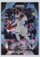 2017-18 Panini Prizm Blue Ice Prizm 36/99 Wesley Matthews #95 11pj