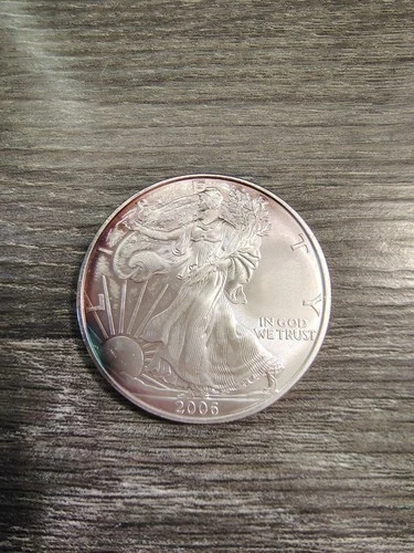 2006 Silver American Eagle $1 - Uncirculated - In Capsule