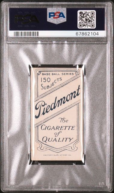 1909-11 T206 BOB SPADE PIEDMONT 150 PSA 4 VG-EX view 2
