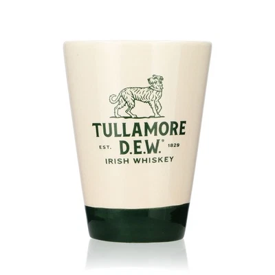 Tullamore Dew Whisky Glas Shotglas Stamper Steinzeug Tonglas 0,09l
