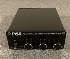 Pyle Home Audio Amplifier Receiver Bluetooth 5.0 2 x 100 Watt PDA22BT Standard