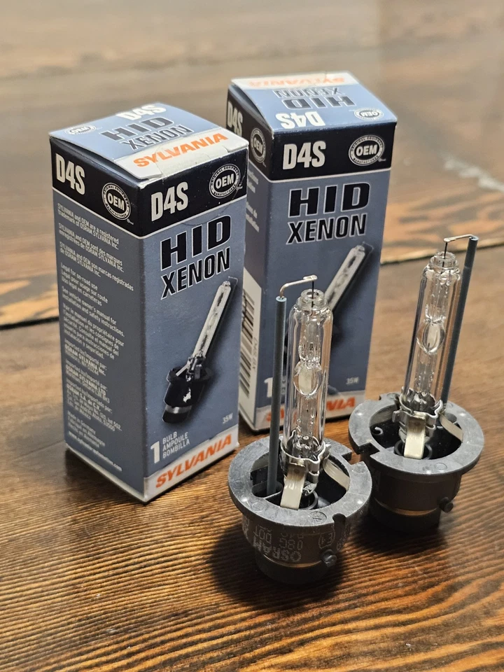 Lot Of 2 Sylvania HID Xenon D4S OEM Lightbulb Replacement for Car Headlight  Foto 4 de 4