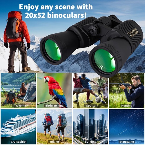 20x50 High Powered Binoculars for Adults, Clear Durable Binoculars for Bird W... - Picture 9 of 9
