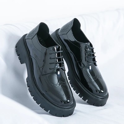 Men's Loafers Leather Dress Shoes Breathable Formal Casual Shoes Handmade Shoes