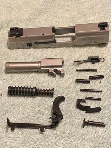Taurus PT 140 Pro Millennium 40 S&W Parts Lot Slide repair parts 60079