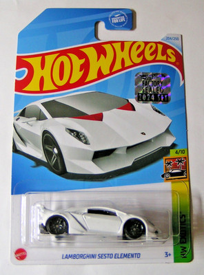 Hot Wheels - Lamborghini Sesto Elemento - Weiß - HW Exotics 2024 - HTC23