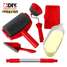 Dekton Paint Roller Kit With Extension Pole Brushes