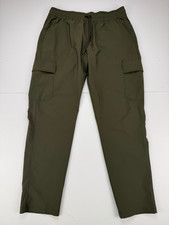 The North Face Womens Cargo Pants Olive Green Stretch Pull On Size M