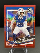 2023 Panini Donruss Optic Red Prizm Micah Hyde #23 /99 Buffalo Bills Football