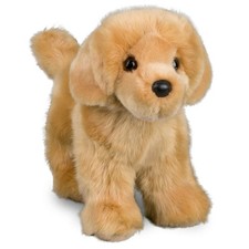 Douglas Chap Golden Retriever Dog Plush Stuffed Animal 10" 25 cm Long, Buff