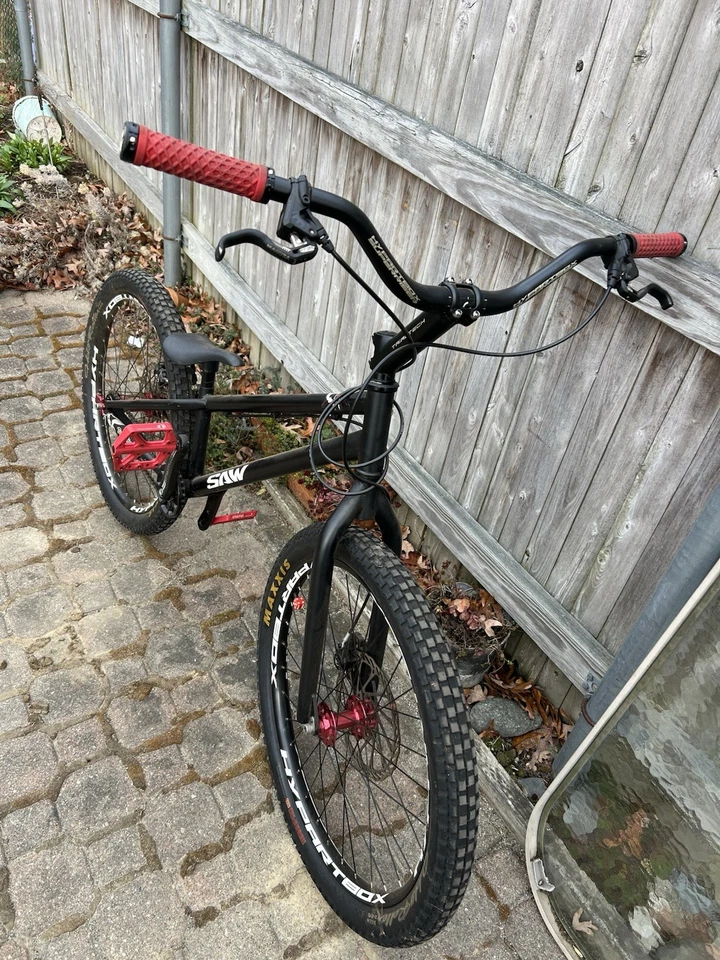 Saw 24” Street Trials Bike Steel Frame Magura Trail Hydraulic Brakes - Image 2 of 4