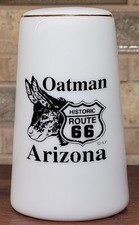 Oatman Arizona State Highway Route 66 Dinkey Souvenir Salt Or Pepper Shaker