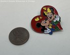Disney Gunmetal Mickey & Minnie Mouse Pin 4.9g — photo 2
