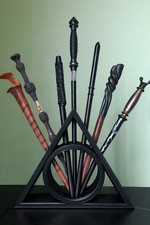 deathly hallows 7 wand holder Harry Potter Support baguette reliques de la mort