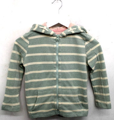 Ex Fat Face Mädchen neuwertiger Kapuzenpullover mit durchgehendem Reißverschluss - Alter 4/6 Jahre
