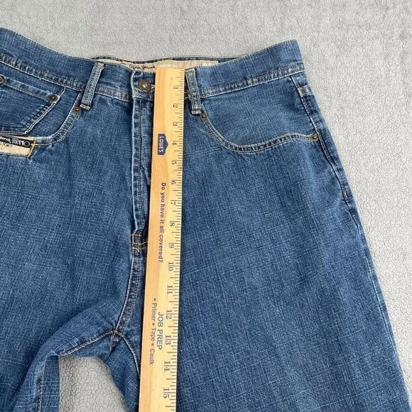 Pepe Jeans Mens size 34 blue baggy hip hop grunge style jeans wide leg VINTAGE - Image 4 of 4