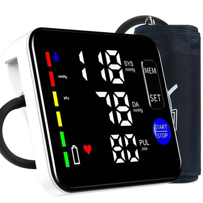 #ad Rechargeable Blood Pressure Monitor for Home Use Large Screen 2x120 Memory Vo $47.99