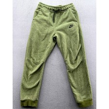 Nike Tech Fleece Joggers Youth  L Olive Green Tapered Sweatpants Cuffed