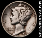 1939-D Silver Mercury Dime - Scarce  Better Date  No Reserve  #i5219