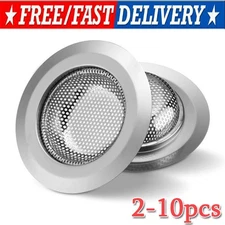 4.5" Kitchen Bathroom Sink Strainer Stainless Steel Filter Drain Strainer
