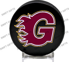 Guildford Flames Ice Hockey Puck 6oz regulation size and weight EIHL NHL