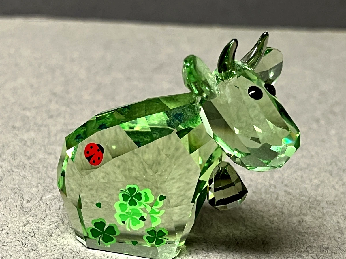 水晶　牛 施华洛世奇水晶摆件牛| eBay