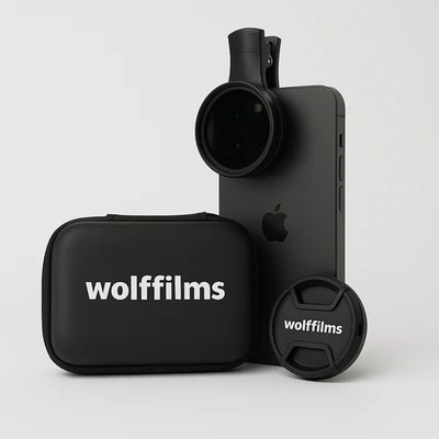 Wolffilms CarLens PRO Polfilter Set für iPhone und Android Smartphones Kamera