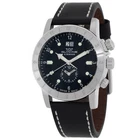 Glycine Airman Contemporary GMT Quartz Black Dial Men's Watch GL0150