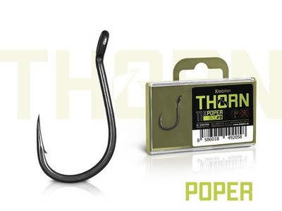 55 Karpfenhaken Delphin THORN POPER 11x / 10+1St. (= 5 Packungen) Gr. 8