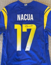 Puka Nacua Signed Los Angeles Rams Authentic Jersey. 5 Star COA