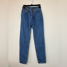 Vintage Jordache High Rise Mom Jeans Size 7/8 100 Cotton Blue