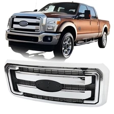 Front Radiator Grille Assembly For 2011-2016 Ford Super Duty F250 F350 F450 F550