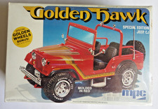 Mpc 125 Scale Golden Hawk Special Edition Jeep Cj 1-0758 Sealed Box 1980