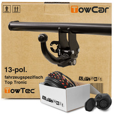 Für Fiat 500e Fließheck 332 TowCar Anhängerkupplung abnehmbar & 13poliger E-Satz