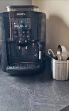 Krups Machine à café en grains automatique noire expresso avec broyeur intégré