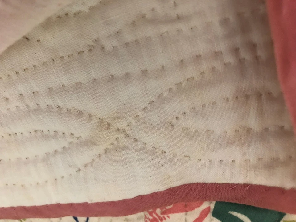 Early Depression era 1920's Whirligig Fan Patchwork handmade Quilt Museum qualit - Image 4 of 4