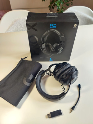 Logitech Pro X Wireless Gaming Headset 2,4 GHz LIGHTSPEED - voll funktionsfähig