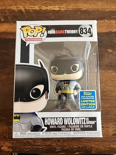 Funko Pop! Vinyl The Big Bang Theory Howard Wolowitz Batman 2019 Summer Convent…