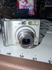 Canon PowerShot A520 4.0MP Digital Camera Silver Tested Works