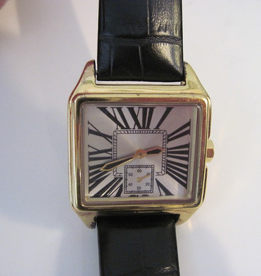 VicencE Sterling Silver & Stainless Quartz Watch