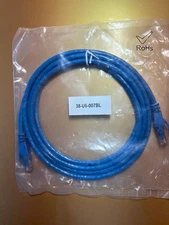 CAT 6 Ethernet Patch Cord RJ45 LAN Network Cable Blue 7ft