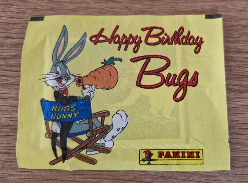 Lot Of 50 1990 Panini WB Looney Tunes 50th HAPPY BIRTHDAY BUGS Bunny 6 STICKERS - Photo 4/4