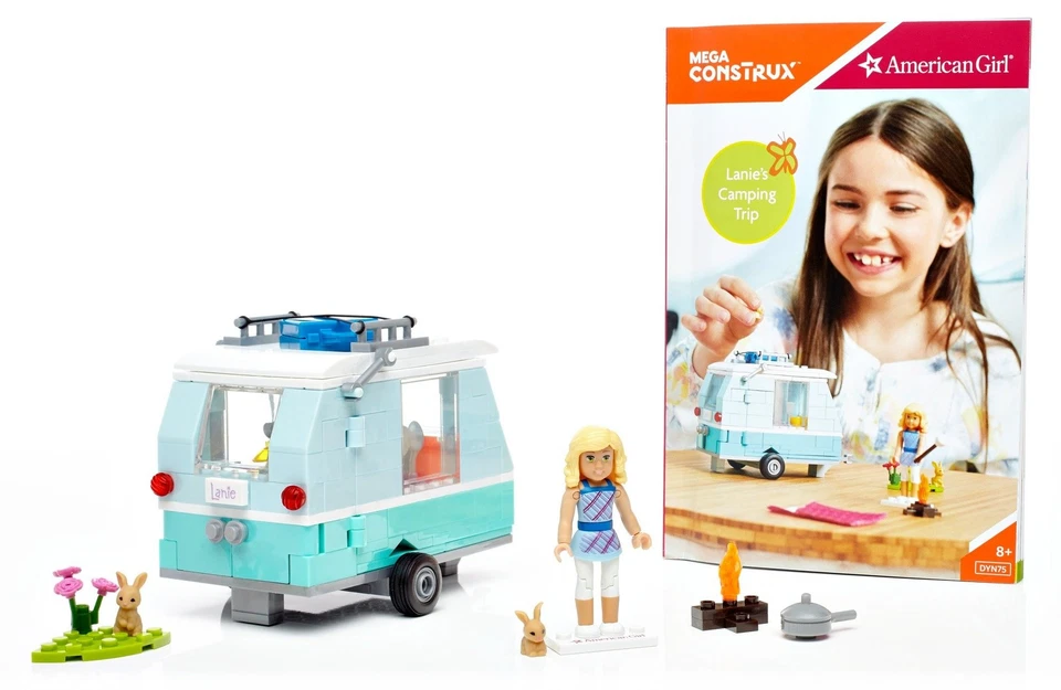 Mega Construx American Girl Lanie's Camping Trip Building Set (DYN75),8 años Foto 3 de 4