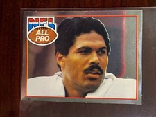 1981 Topps NFL Album Foil Sticker #136 Robert Brazile - Houston Oilers