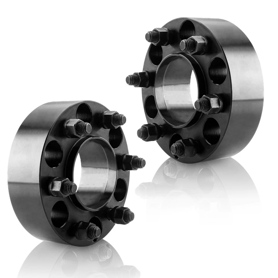 4 espaciadores de rueda centrados en el cubo de 2" 6x135 14x2 para Ford F-150 Raptor Expedition Foto 2 de 4