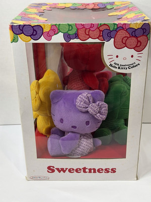Jakks Pacific Hello Kitty Anniversary Colors Boxed Plush Cat Animation Toy