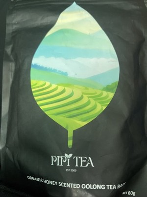 PIPI TEA Organic Honey Scented Oolong Tea Bags 60g 20 Servings Yunnan