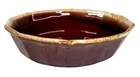 McCoy Brown Drip Glaze 10.25" Oval Baking Dish #7071 Oven Proof Stoneware USA