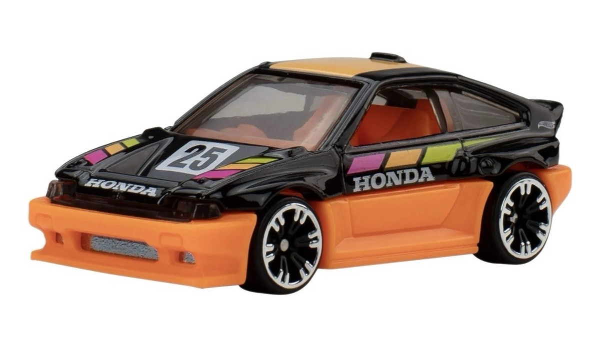 Hot Wheels 2025 HW Neon Speeders 7:8 Black '85 Honda CR-X | eBay
